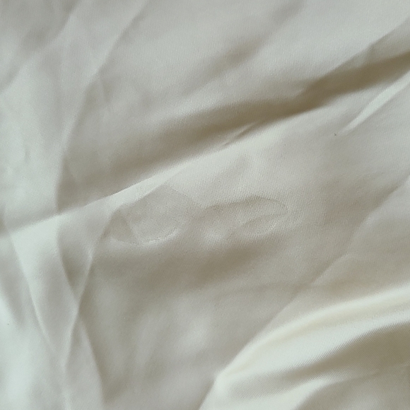 NWOT aritzia wilfred only ruched slip dress cool beige M - Picture 10 of 12